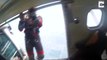 That’s a low blow – Prankster kicks his skydiving pal out of plane and watches him plummet to the ground