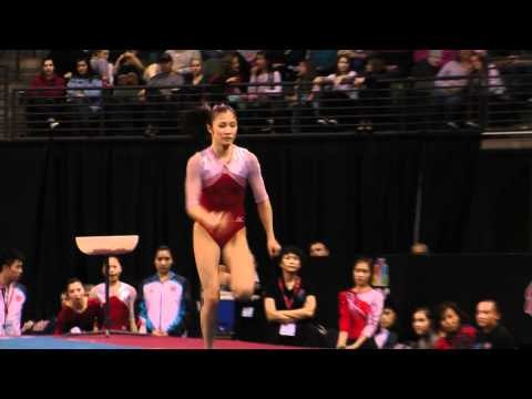 Risa Konishi - Vault Finals - Vault #1 - 2012 Kellogg's Pacific Rim Championships