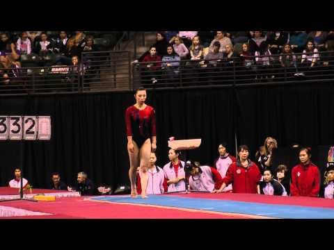 Hiu Ying Angel Wong - Vault Finals - Vault #1 - 2012 Kellogg's Pacific Rim Championships