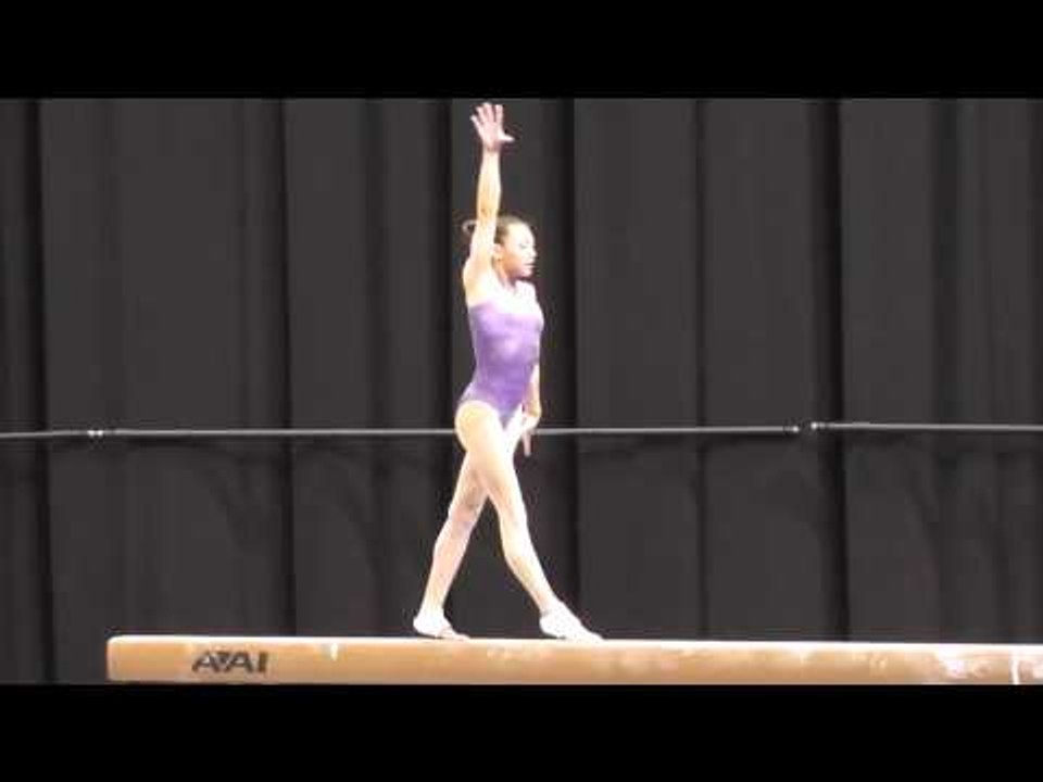 Kyla Ross - Balance Beam - 2012 Visa Championships Podium Training
