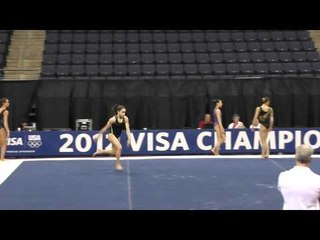 Jordyn Wieber - Floor - 2012 Visa Championships Podium Training