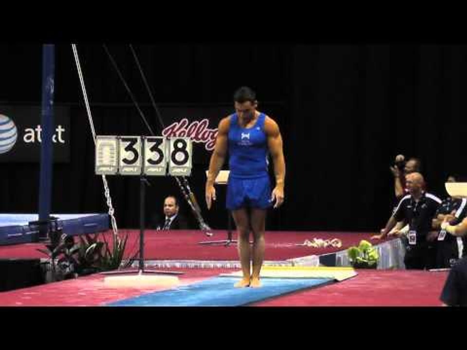 Brandon Wynn - Vault - 2012 Visa Championships - Sr. Men - Day 1