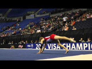 Alex Powarzynski -- Floor -- 2012 Visa Championships -- Jr. Men -- Day 1