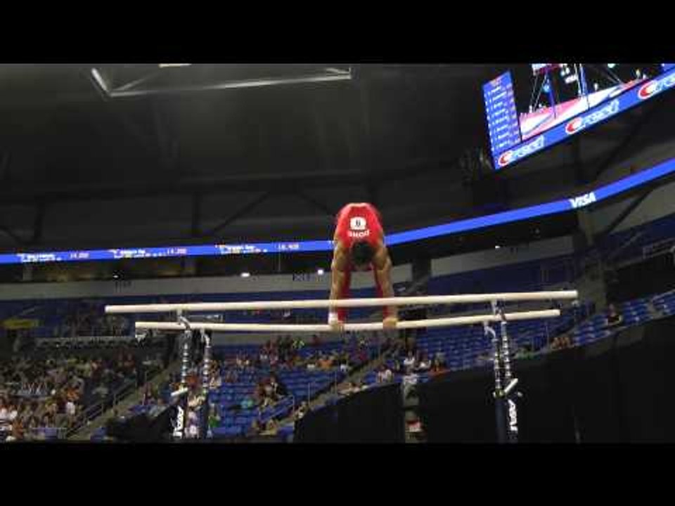 Kristofer Done -- Parallel Bars -- 2012 Visa Championships -- Sr. Men -- Day 1