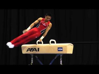 Adrian de los Angeles - Pommel Horse - 2012 Visa Championships - Sr. Men - Day 1