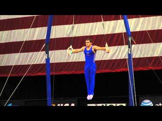 Alex Buscaglia -- Rings -- 2012 Visa Championships -- Sr. Men -- Day 2