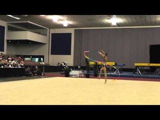 Jazzy Kerber - Ribbon - 2012 Rhythmic Nationals - Sr Day 2