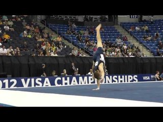 Allan Bower - Floor - 2012 Visa Championships - Jr. Men - Day 2