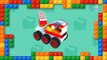LEGO Red Firetruck | LEGO Helicopter | Lego Duplo Trains | Cartoon Lego City | LEGO Videos For Kids