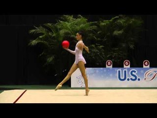 Gabrielle Lowenstein - Ball - All Around Final - 2013 U.S. Rhythmic Championships