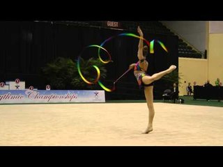 Jazzy Kerber - Ribbon Finals - 2013 U.S. Rhythmic Championships