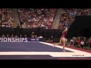 Grace McLaughlin -- Floor -- 2012 Visa Championships -- Sr. Women -- Day 2