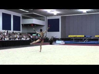Andria Gao - Clubs - 2012 Rhythmic Nationals - Junior - Day 1