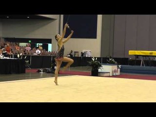 Ariella Kudishevich - Clubs - 2012 Rhythmic Nationals - Day 1