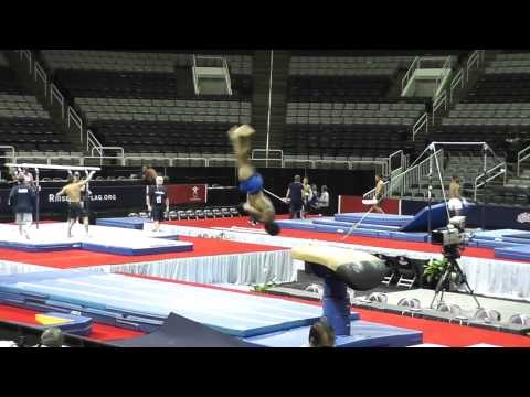 John Orozco - Vault - 2012 U.S. Olympic Trials Podium Training