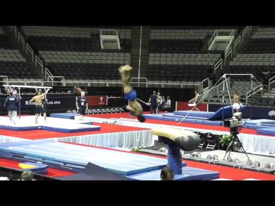 John Orozco - Vault - 2012 U.S. Olympic Trials Podium Training