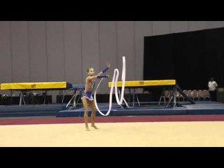 Daniella Romashin - Ribbon - 2012 Rhythmic Nationals - Day 1