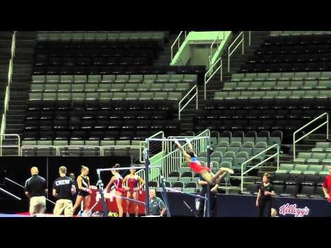 Elizabeth Price - Uneven Bars - 2012 U.S. Olympic Trials Podium Training