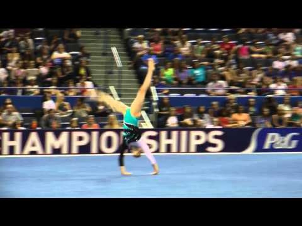 Megan Skaggs Floor Exercise 2013 P&G Championships Jr. Women