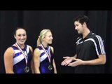 Powder:Landry - Women's Synchro Interview - 2012 USA Gymnastics Championships