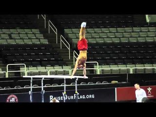 Brandon Wynn - Parallel Bars - 2012 U.S. Olympic Trials Podium Training