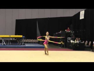 Masha Khmelniker - Ribbon - 2012 Rhythmic Nationals - Junior - Day 1