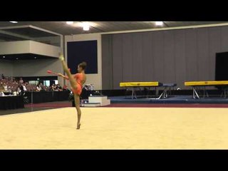 Olga Mokin - Clubs - 2012 Rhythmic Nationals - Junior - Day 1