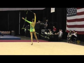 Alexandra Jankulov - Ribbon - 2012 Rhythmic Nationals - Day 1