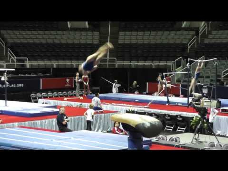 Kyla Ross - Vault - 2012 U.S. Olympic Trials Podium Training