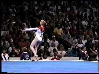 Katie Teft - Floor Exercise - 1996 Olympic Trials