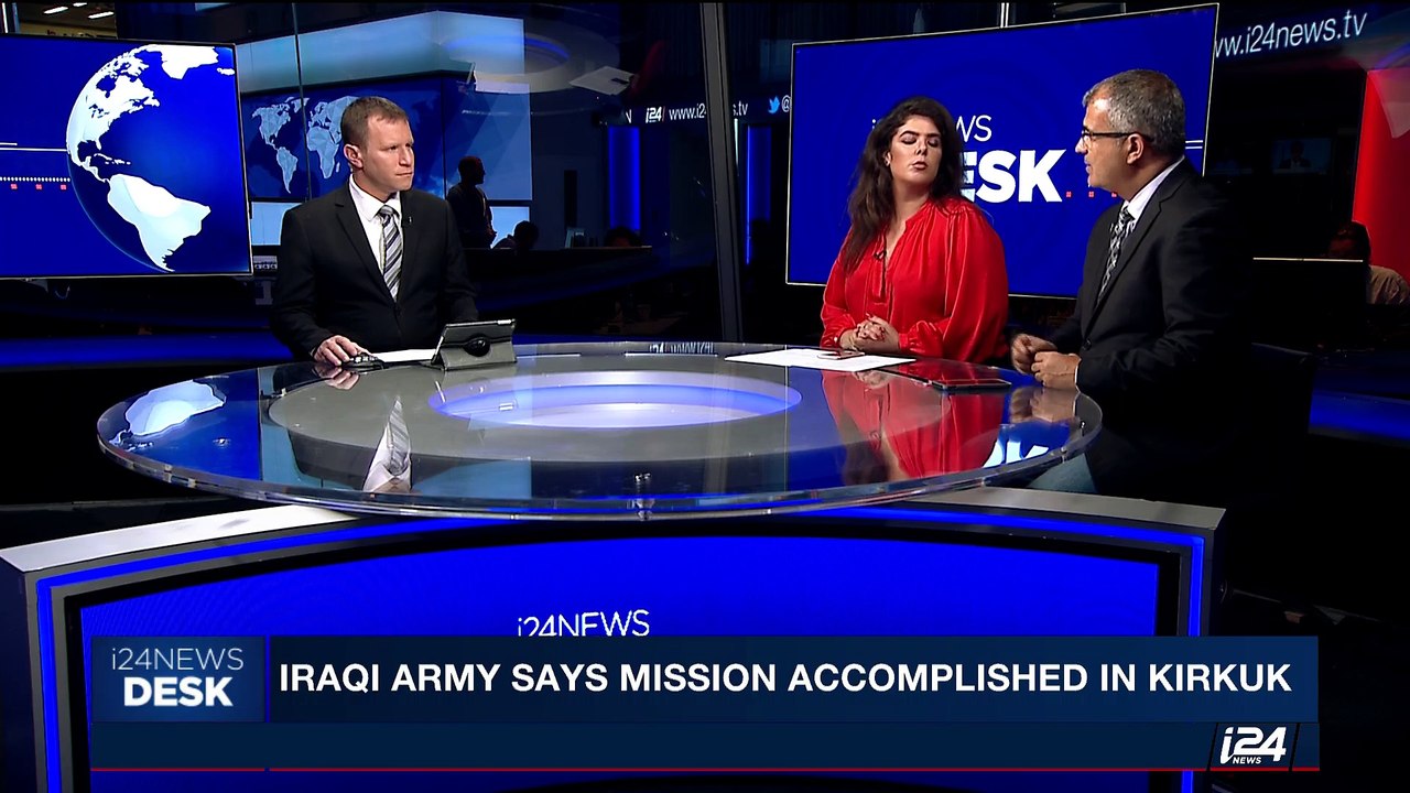 i24NEWS DESK | Iraqi army says mission accomplished in Kirkuk | Wednesday, October 18th 2017