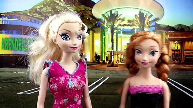 Can Frozen Elsa Freezing Powers Save Anna Ariel Mermaid? Frozen Fever Spell by Villain Evil Queen