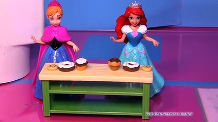 FROZEN Disney Princess Anna and Princess Ariel Play ToyTastic a Disney Game Parody