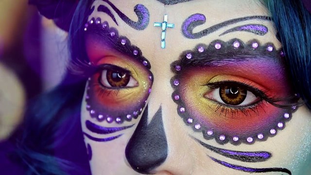 Dia De Los Muertos Catrina Mexicana Tutorial Maquillaje Halloween *FACIL* | LoLo Love