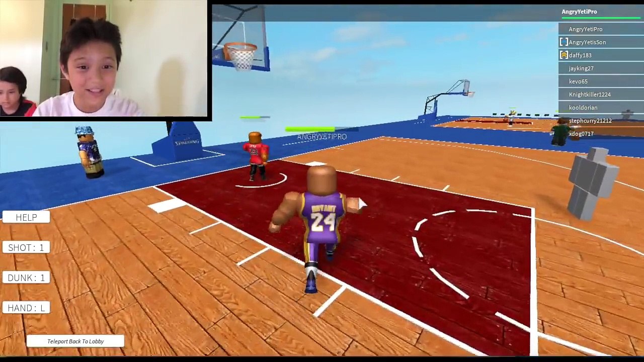 GET DUNKED ON BRUH!!! Roblox Basketball (w/Donavan & Dylan)