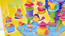 Play Doh Giant Cupcake Celebration Play-Doh Plus Treats DIY Rainbow Cupcakes NEW Playdough Toys