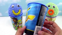 Play Doh Mickey Mouse Ice Cream Cups Learn Colors for Kids Nursery Rhymes Foam Surprise Eggs