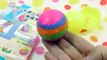 DIY How To Make Colors Super Bouncy Ball Learn Colors Jelly Slime Clay Icecream