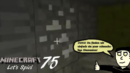 Minecraft "Let's Spiel" (Let's Play) 75: Die Monsterfalle - Kobbelsuche 2 + Diamanten gratis!