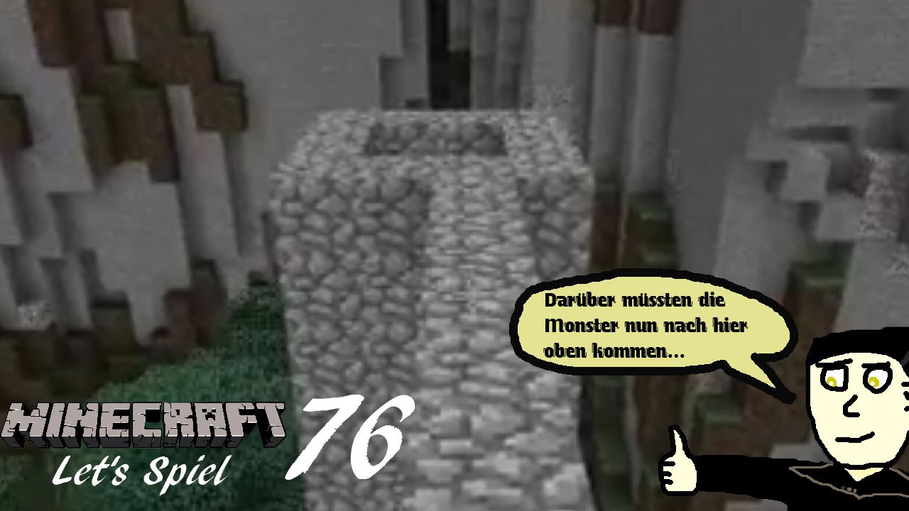 Minecraft 'Let's Spiel' (Let's Play) 76: Die Monsterfalle - Der Wasserfahrstuhltricher