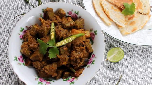 How to make kolija bhuna (beef or goat) -Bangladeshi style kolija bhuna