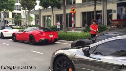 Cường Đô La Dẫn Đầu Đoàn Siêu Xe Khủng Nhất Việt Nam  Supercars In Vietnam