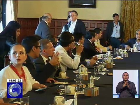 Presidente Lenín Moreno se reunió con integrantes del Frente de Transparencia y Lucha Anticorrupción