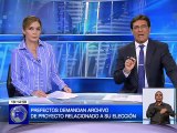Prefectos demandan archivo de proyecto relacionado a su elección