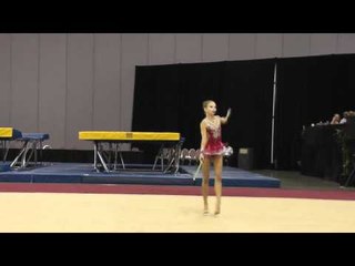 Daniella Romashin - Clubs - 2012 Rhythmic Nationals - Day 1