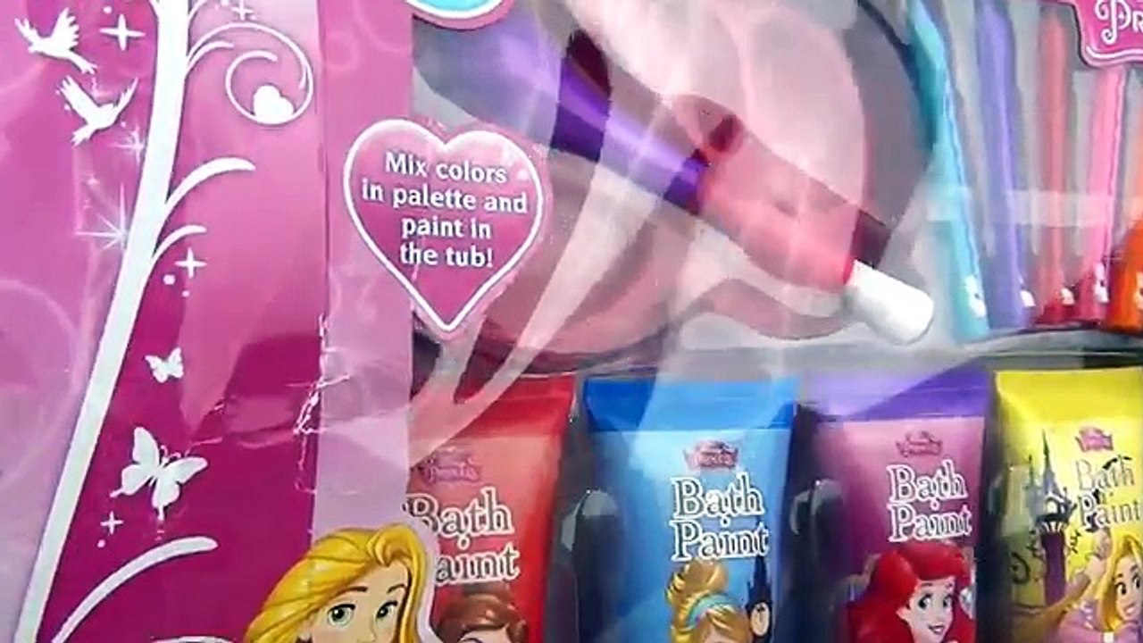Disney Princess Bath Time Finger Paint Set with...