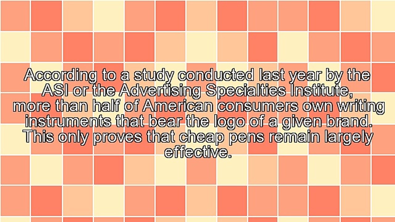 Pinning Business Hopes On Cheap Pens