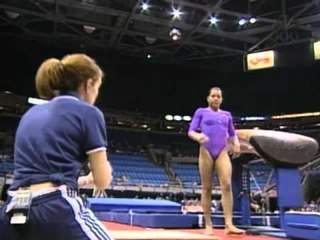 Tasha Schwikert - Vault - 2002 U.S. Gymnastics Championships - Women - Day 2