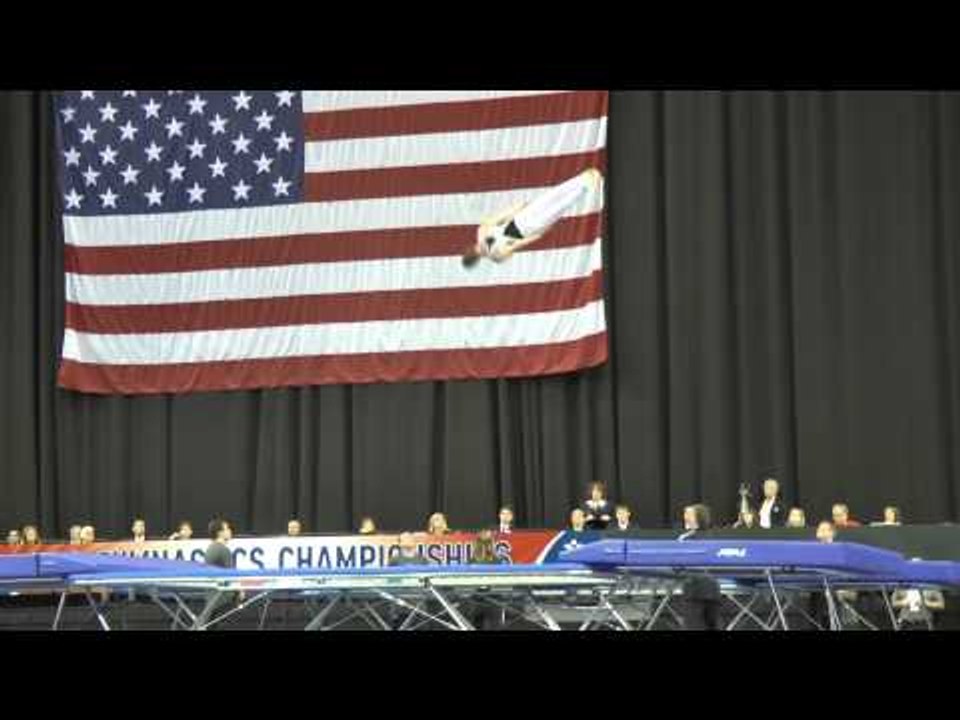 Jeffrey Gluckstein - Trampoline Semi-Finals - 2014 USA Gymnastics Championships