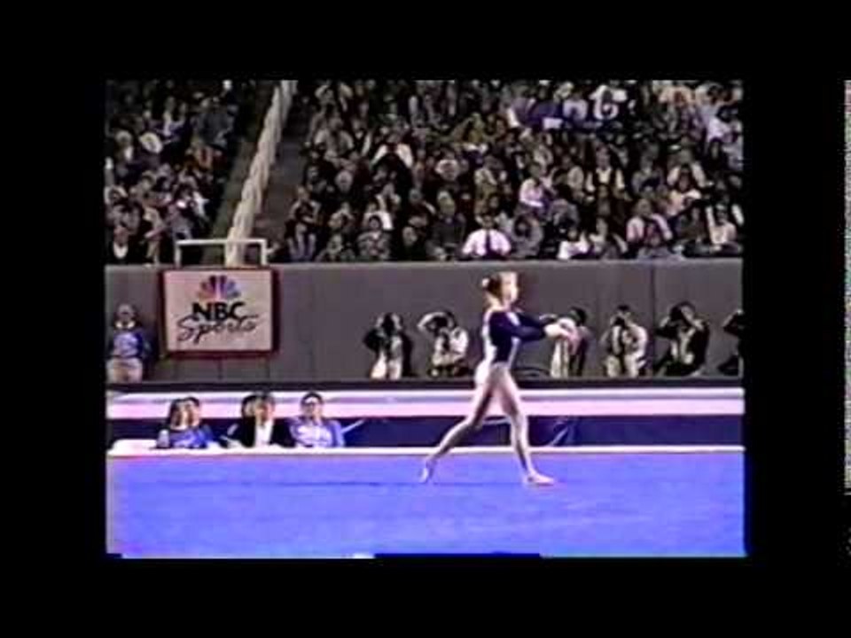 Katie Teft - Floor Exercise - 1995 Atlanta Test Event